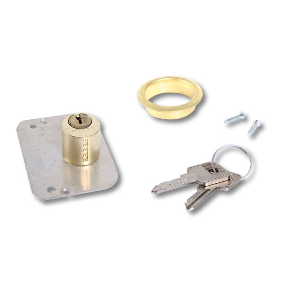 MPM - accordion shutter latch and lock assembly + key lock assembly